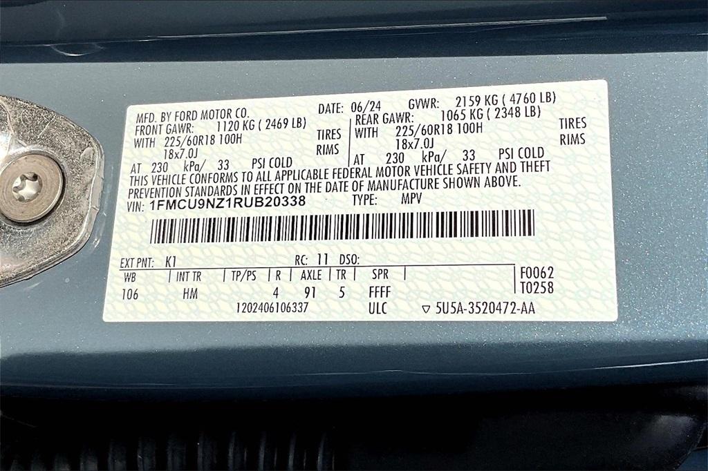 2024 Ford Escape ST-Line Select - Photo 12