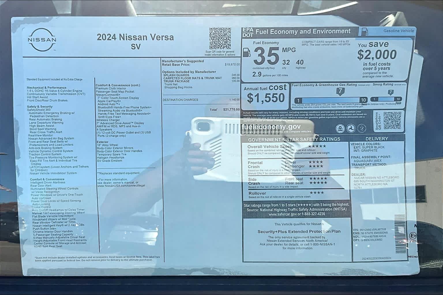 2024 Nissan Versa SV - Photo 17