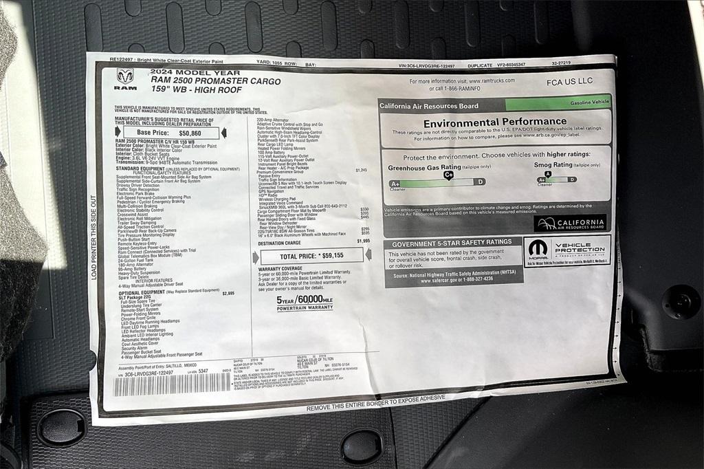 2024 Ram ProMaster 2500 High Roof - Photo 17