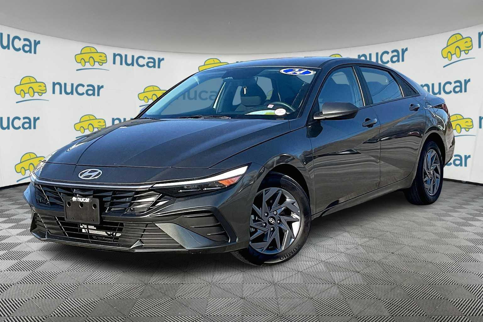 2024 Hyundai Elantra Hybrid Blue - Photo 3