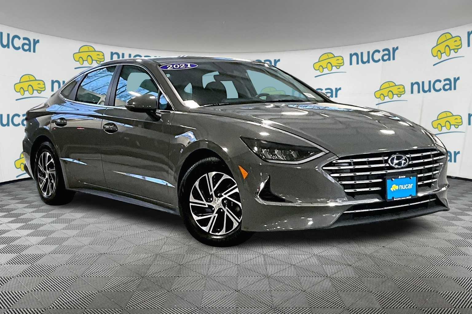 2021 Hyundai Sonata Hybrid Blue