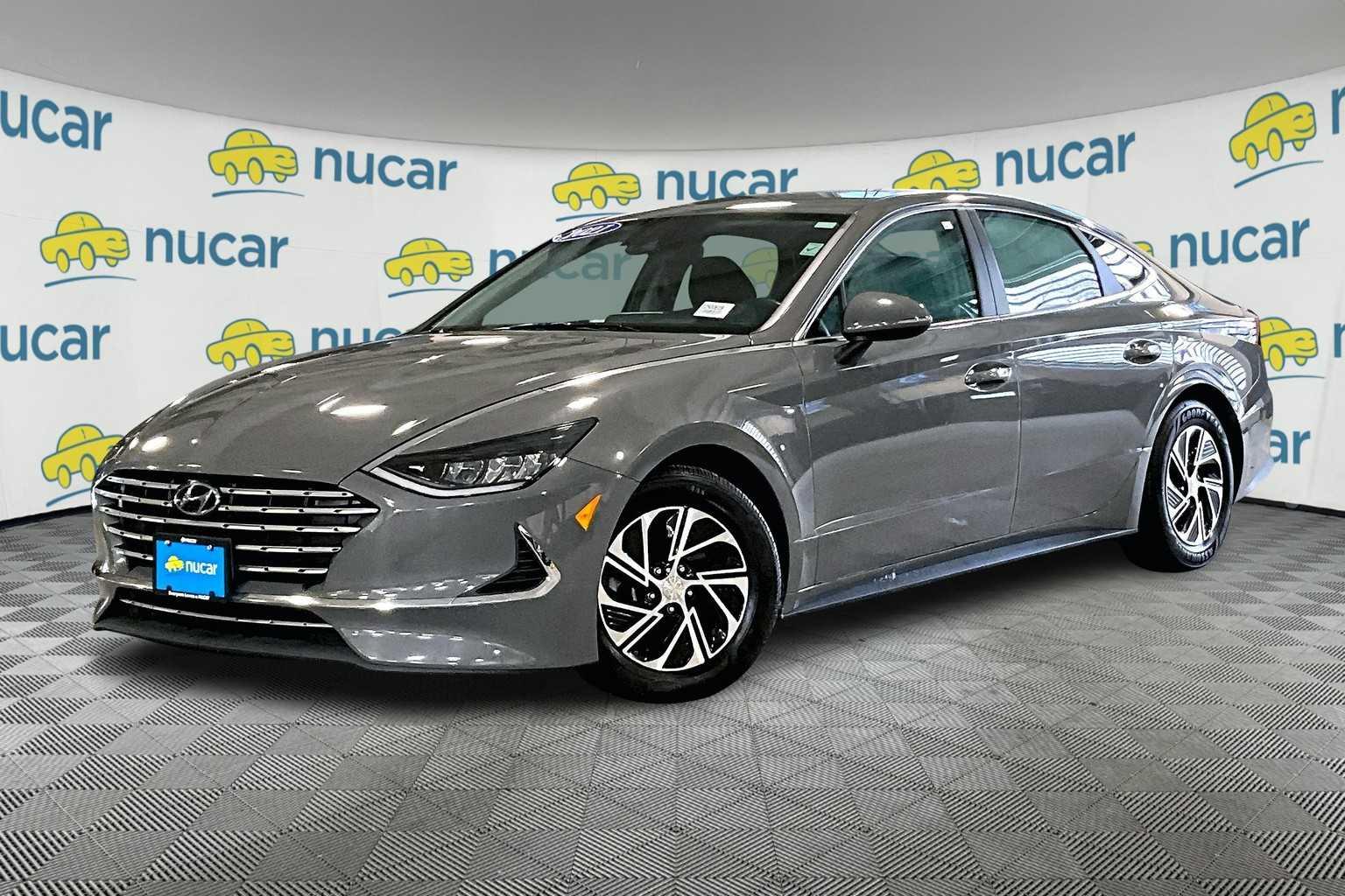 2021 Hyundai Sonata Hybrid Blue - Photo 3