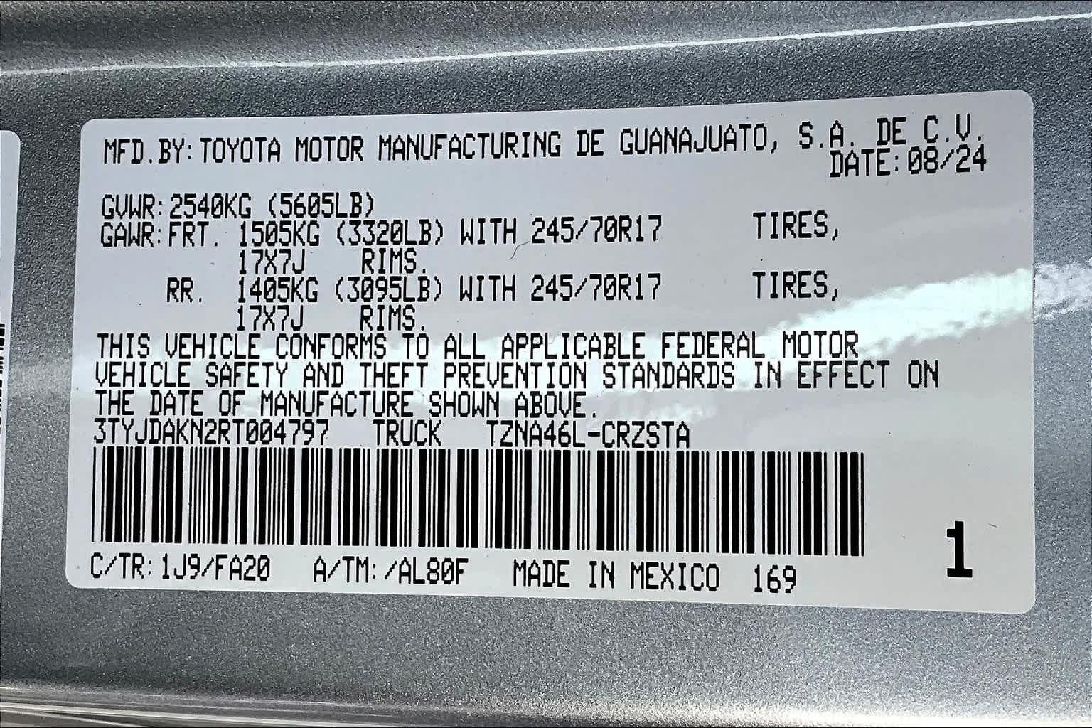 2024 Toyota Tacoma SR XtraCab 6 Bed AT - Photo 16