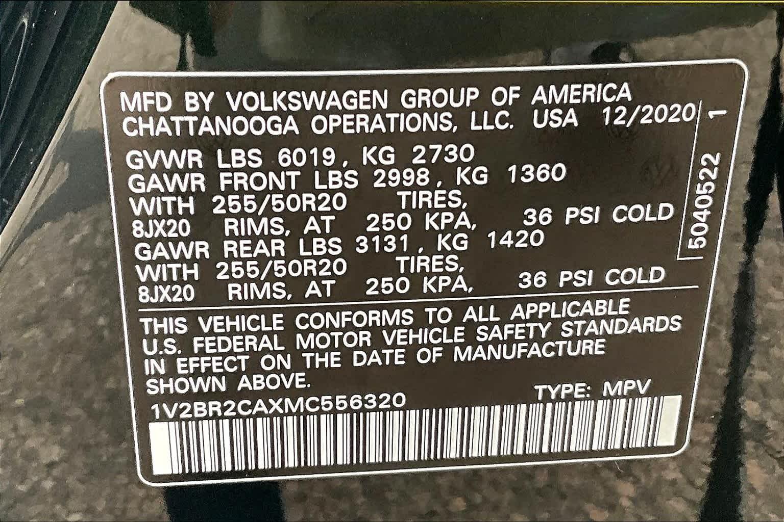 2021 Volkswagen Atlas 3.6L V6 SEL - Photo 36