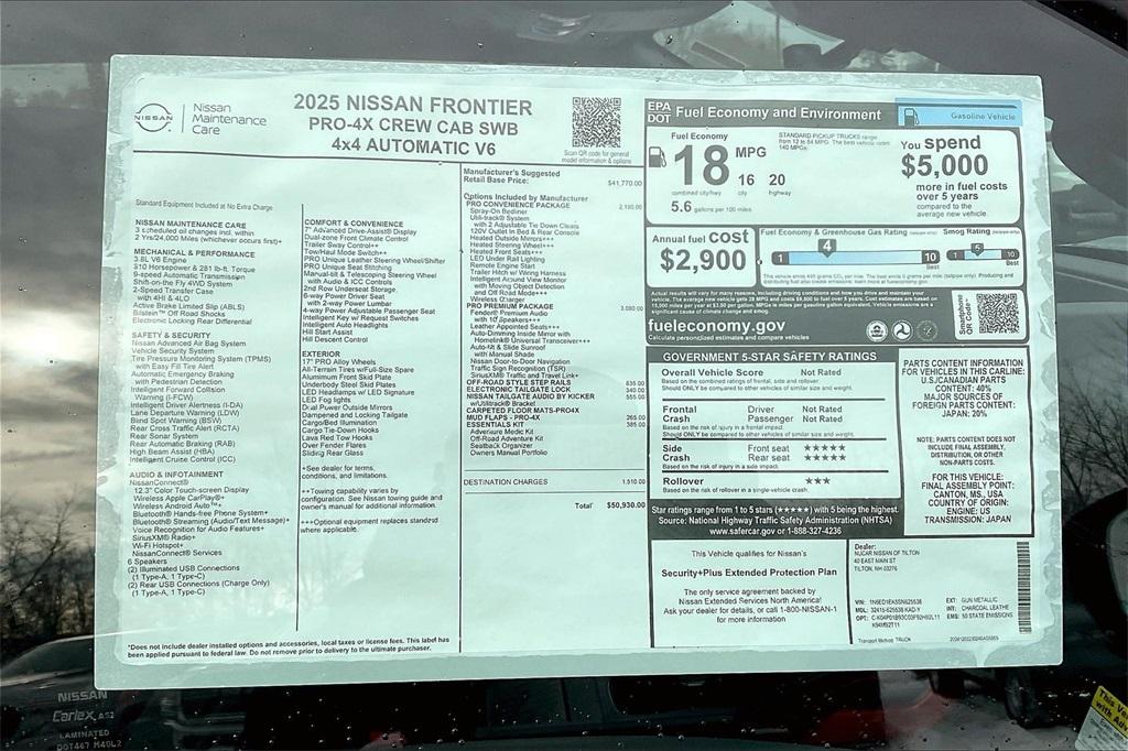 2025 Nissan Frontier PRO-4X - Photo 17